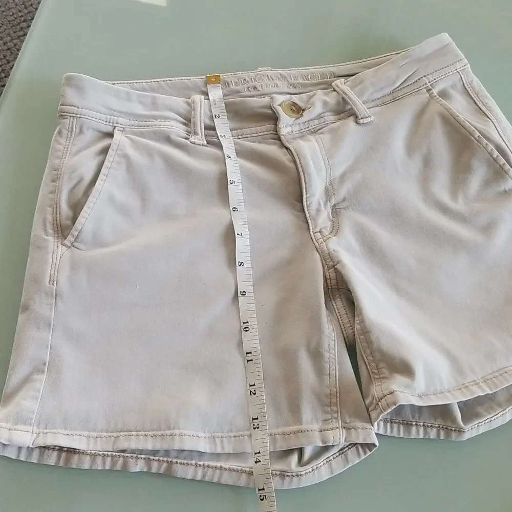 American Eagle Gorpcore Coastal Camping Hiking Retro Y2K Boyfriend Shorts Size 6